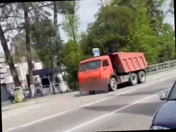 Водитель КАМАЗа задержан в Адлере из-за нетрезвости