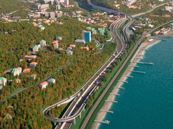 В Сочи начали строительство разворотной петли на обходе Адлера