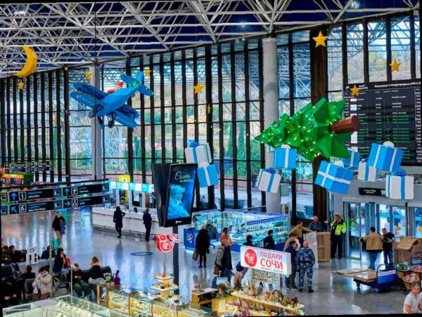 Более 400 тысяч пассажиров ожидают в аэропорту Сочи на Новый год