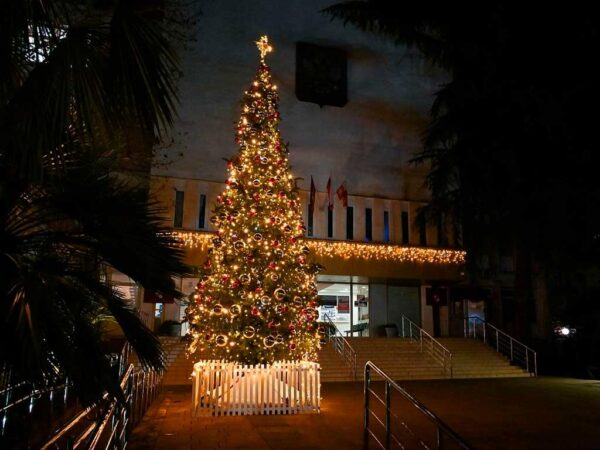 В Сочи установлено около 90 праздничных световых арт-объектов