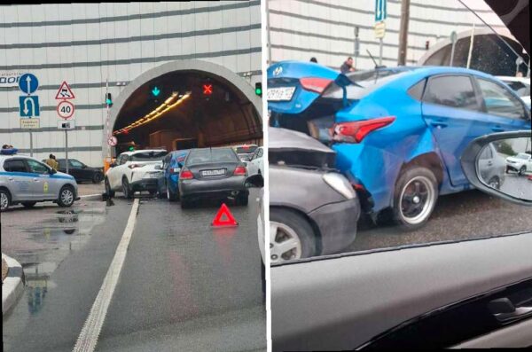 Массовая авария привела к остановке движения в центре Сочи