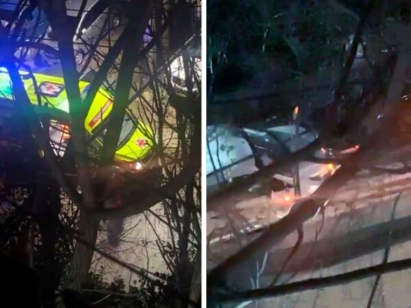 Два автомобиля столкнулись в центре Сочи