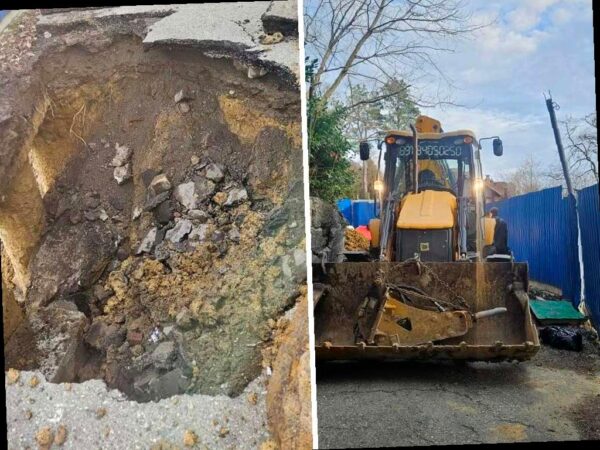 В Хостинском районе Сочи начали восстанавливать дорогу